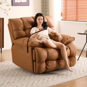 First Class Light Luxury Space Electric Single Sofa Sleepable Reclining Rotatable Living Room Rocking Chair Multifunctional