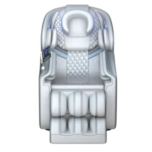 Foldable Portable Kneading Massage Chair with Intelligent Remote Control for Neck Back Shoulder and Waist Pain Relief