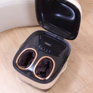 Foot Roller Heating Function Detachable Cloth Design Heel Vibration Airbag Massage Foot Massager