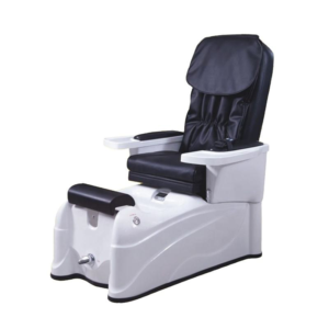 Foshan Great Luxury No Plumbing Pedicure SPA Massage Sofa Chair Black for Nail Salon