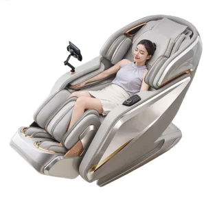 Full Body 3D Shiatsu Zero Gravity Foldable Massage Chair with Lumbar Heat and Space Saving Design for Small Apartments