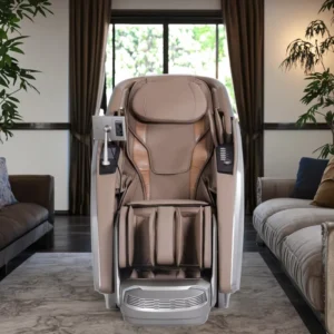Full Body 4D Electric PU Leather Massage Chair with Voice Zero Gravity and Foot Leg Back Massager for Relaxing Moments