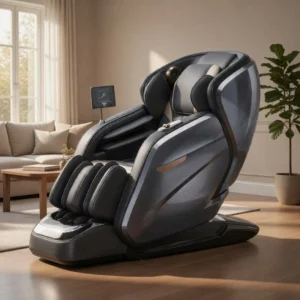 Full Body 4D Precision Massage Chair with Zero Gravity SL Rail Thai Stretch Deep Shoulder Calf Roller Heating System
