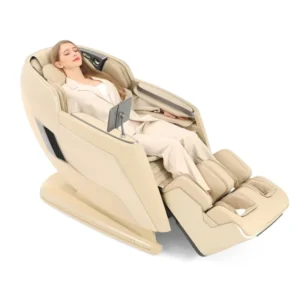 Full Body 4D Shiatsu Zero Gravity Massage Chair with Lumbar Heat Space Saving Design for Small Apartments