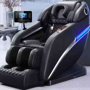 Full Body 4D Zero Gravity Massage Chair Air Pressure Electric Leather Massager