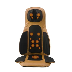 Full Body Airbag Compression Massage Waist Heat Therapy Neck Shoulder Back with Kneading and Tapping Rolling Massage Cushion