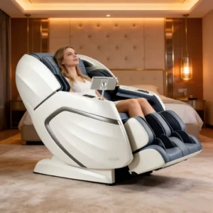 Full Body Airbag Massage 4D Recliner Foot Roller & Calf Acupressure Therapy Massage Chair