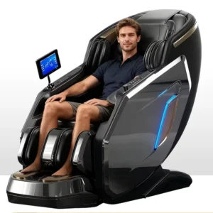 Full Body Airbags Foot Roller Calf Kneading Bluetooth Home Comfort Ergonomic Zero Gravity Massage Chair