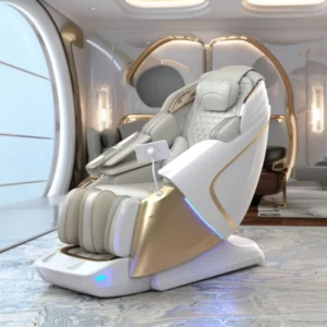 Full Body Electric Dual Core Massage Chair with Heat Therapy and Stretch Functions