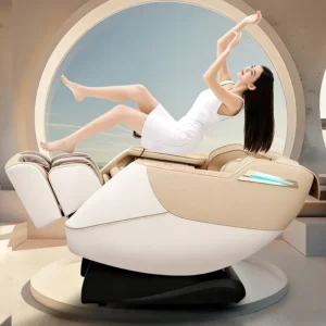 Full Body Electric Massage Chair 3D Kneading Hot Compress Multi Massage Modes Bluetooth Music Zero Gravity for Home Relaxation