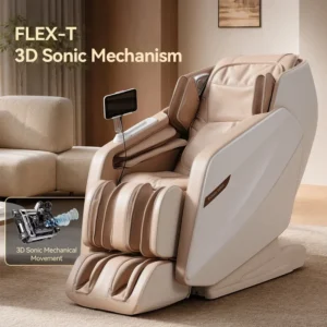 Full Body Head to Toe Air Pressure Zero Gravity Flexible Guide Rail 3D Massage Chair With MP3 Music
