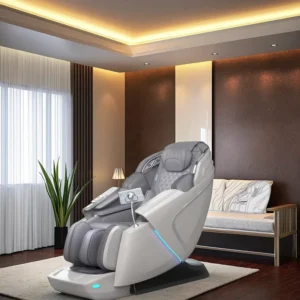 Full Body L50 Luxury Electric 4D Zero Gravity Airbags SL Tracking Leather Foldable Heating Portable Massage Chair