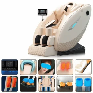 Full Body Massage Chair 5D Zero Gravity with Heating, Calf Roller and Foot Massage