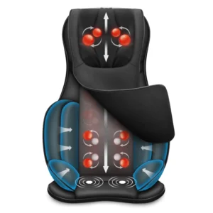 Full Body Massage Chair Pad Shiatsu Kneading Seat Portable Neck Back Massager With Heat & Compression for Back and Shoulder