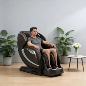 Full Body Massage Chair Zero Gravity Recliner with SL Track Airbags Heating Bluetooth Speaker Footrest Foot Massage