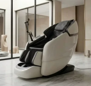 Full Body Massage Chair Zero Gravity SL Track Airbag Foot Massager Heat Therapy Bluetooth AI Voice Recliner Wireless Charging