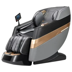 Full Body Massage Chair with Heat Feet Basin Zero Gravity Recliner Thai Massager Sofa Music 7 Inch Touch Screen