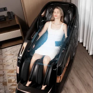 Full Body Office Reclining Rocking 4D Massage Chair with Voice Control System