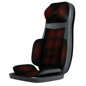 Full Body Shiatsu Massage Chair Back Pain Relief Seat Red Light 3D Kneading Massage Cushion for Home Office Chair Car Seat