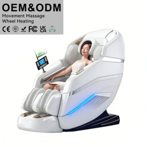 Full Body Zero Gravity Dual Core Track Shiatsu Massage Chair Recliner Back and Calf Heating