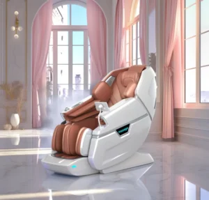Full Body Zero Gravity Electric Portable Foldable Professional 4D Luxury High Tech White Shiatsu Thai Massage Chair