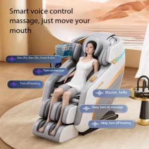 Full Body Zero Gravity Fixed Roller Massage Chair with Heat Therapy