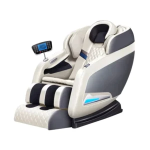 Full Body Zero Gravity Massage Chair with Auto Modes 8 Fix Point Rollers Heating Function Made of PU Leather