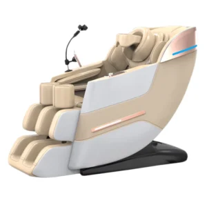 Full Body Zero Gravity Recliner Chair Heat Therapy Foot Roller Electric Shiatsu 4D Massage Chair Bluetooth ABS+PU Leather