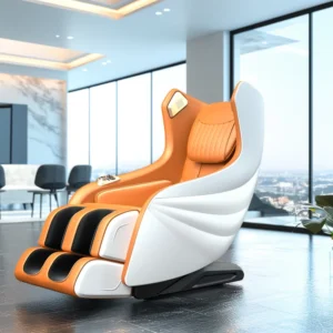 Full Body Zero Gravity Shiatsu Massage Chair 4D With Built-In Heat and Air Massage System