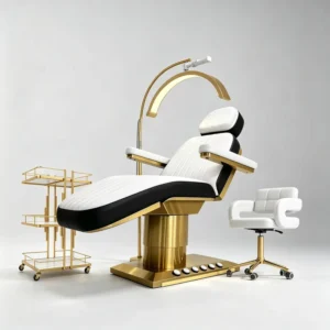 Fully Electric Massage Table Luxury Esthetician Bed Motorized Spa Chair Facial Bed Beauty Salon Lash Bed
