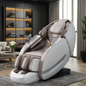 GUOHENG Electric Therapy Foot Roller Massage Chair Touch Recliner Full Body 4D Zero Gravity Massage Chair with Heat