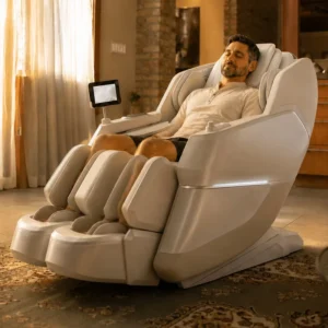 GUOHENG Luxury Massage Chair Zero Gravity Full Body Electric Shiatsu Kneading 4D Heated Thai Stretch AI Massage Chair