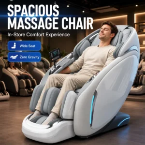 GUOHENG Silla De Masaje AI Voice Control Electric Zero Gravity SL Track 4D Full Body Electric Shiatsu Massage Chair
