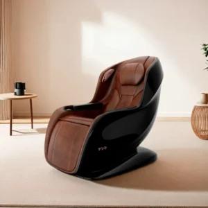 Genuine Leather Stress Relief Full Body Massage Chair Equipment with Heat Therapy for Leg and Lumbar