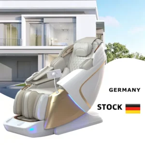 Germany Warehouse 4D Dual Core Massage Chair 12cm Deep Tissue Massage with Soft Silicone