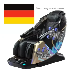 Germany Warehouse AI Smart 4D Dual Core Massage Chair 12cm Deep Stroke with 135cm Long SL Track for Tall Person Relaxation