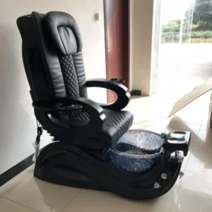 Great Foshan Factory Black Luxury Massage Pipeless Whirlpool SPA Pedicure Chair Nail Salon SPA Chairs