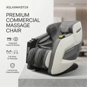 Guangzhou Factory Price Coin Bill Operated Vending Massage Chair SL Track 4D Credit Card Machine Commercial Massage Chairs
