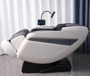 Guoheng Luxury PU Leather Electric Full Body Air Pressure Ergonomic Office Zero Gravity SL Track Massage Chair