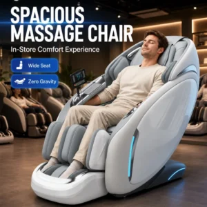 Guoheng Silla De Masaje Ai Voice Control Electric Zero Gravity SL Track 4D Full Body Electric Shiatsu Massage Chair