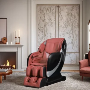HENGDE HD-712 3D Mechanism SL-track Zero Gravity Home Massage Chair with Manual-Wired Control and Adjustable Intensity Level
