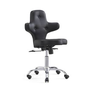 Hairdressing Center Salon Master Barber Stool with Adjustable Backrest