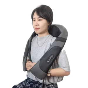 Handheld Professional Electric Far Infrared Heat Pain Relief Vibrating Body Deep Tissue Shiatsu Neck Shoulder Back Massager