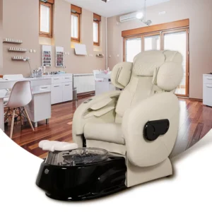 Healthtec Modern Nail Spa Salon Chair Luxury Human Touch Massage Pedicure Spa Chair