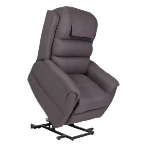 Heat Massage Electric Recliner with Remote Control Standing Assist Power Lift Lay Flat PU Leather for Senior Living Room