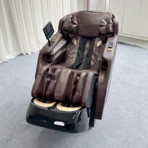 Heating PU Leather Foot Waist Airbag Stretch Scan 8D Zero Gravity Full Body Smart Massage Chair