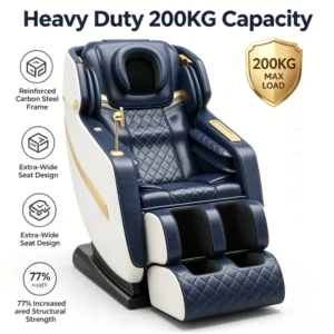 Heavy Duty 200kg Full Body Electric Massage Chair with Reinforced SL Track Wide Seat Frame