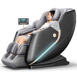 Heavy Duty Full Body Massage Chair with Foot Rollers Airbags Heating Seat Zero Gravity Recliner Sofa Electric Massager Machine
