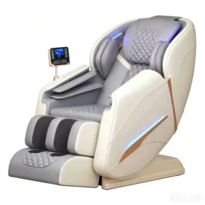 High End 3D Massage Chair Steel Gear & Iron Frame Copper Motor 135cm SL Track ODM