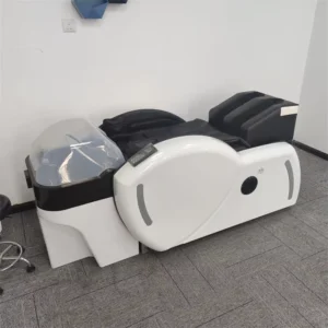 High End Beauty Luxury Salon Modern Electric Lay Down Shampoo Kneading Massage Chair Spa with Head Therapy Steam